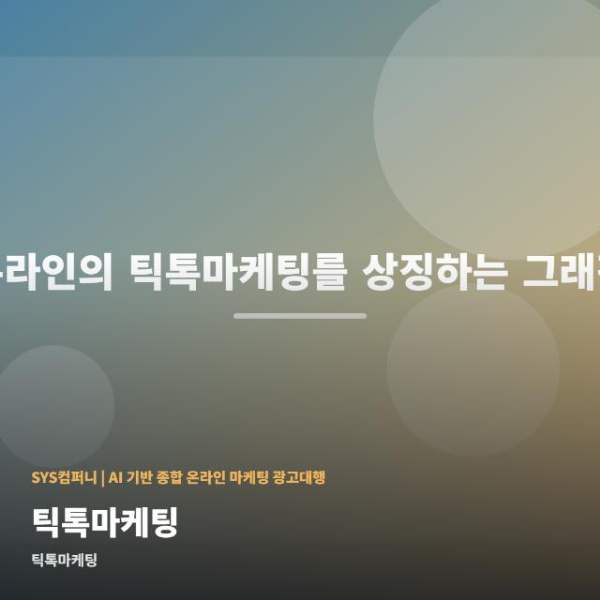 틱톡마케팅